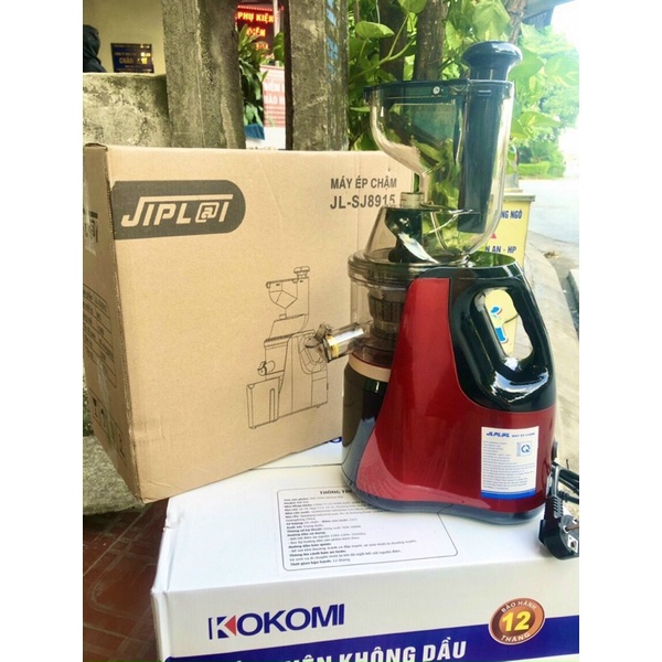 Máy ép chậm công nghệ cao Jiplai JL - SJ8915 - Ép rau củ hoa quả đạt đến 95% lượng nước - Hàng Chính Hãng từ Thái Lan