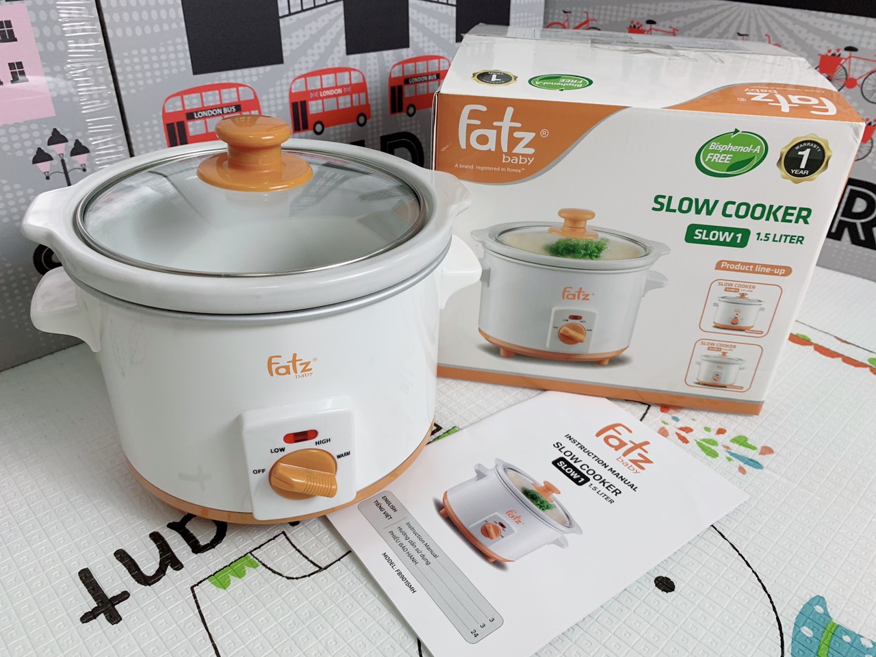 Nồi nấu chậm 1.5L Fatz Baby FB9015MH