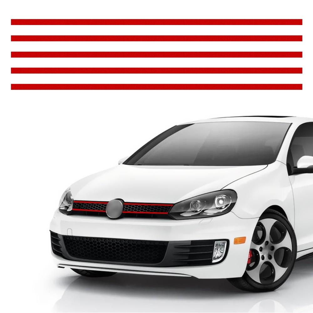 Miếng dán trang trí lưới tản nhiệt màu phản quang cho VW Golf 6 7 Tiguan