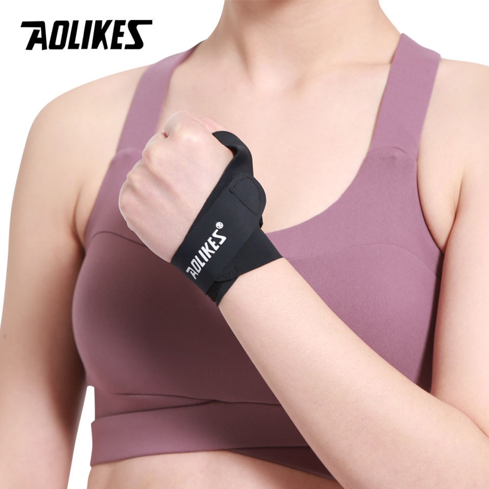 Dây Đeo Nẹp Ống Cổ Tay Hỗ Trợ khớp Khi Bong Gân Wrist Protector AOLIKES YE-1673 - Hàng Chính Hãng