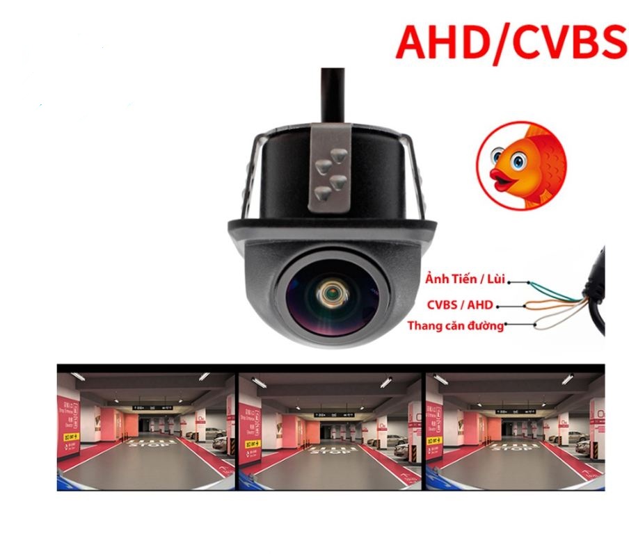 Camera căn lề,camera lùi AHD720P chân nấm phù hợp nhiều loại màn hình