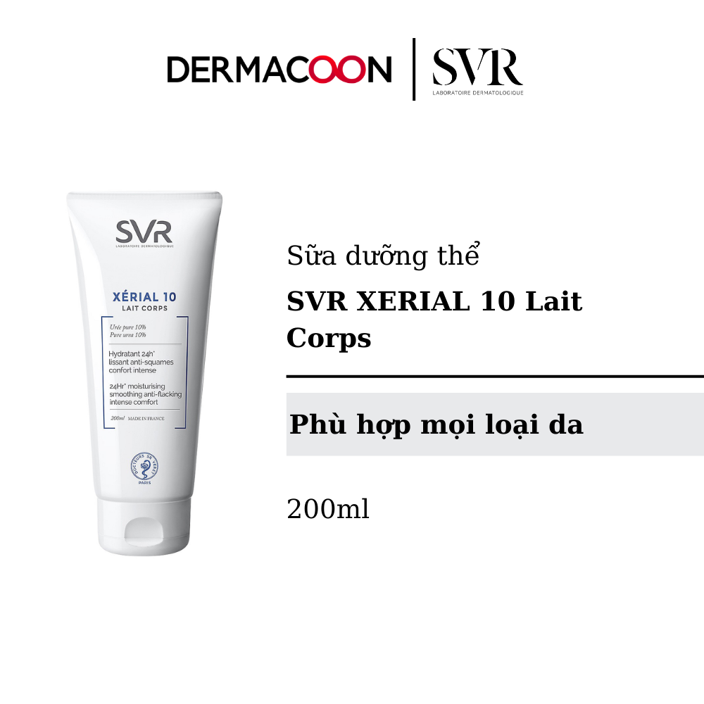 Sữa Dưỡng Thể SVR XERIAL 10 Lait Corps 200ml