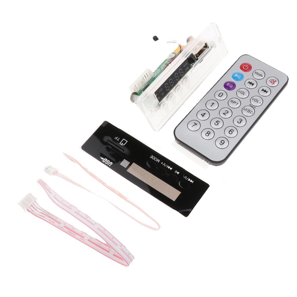 Bluetooth LED MP3 Decoder Board Audio Module USB TF FM Radio Remote