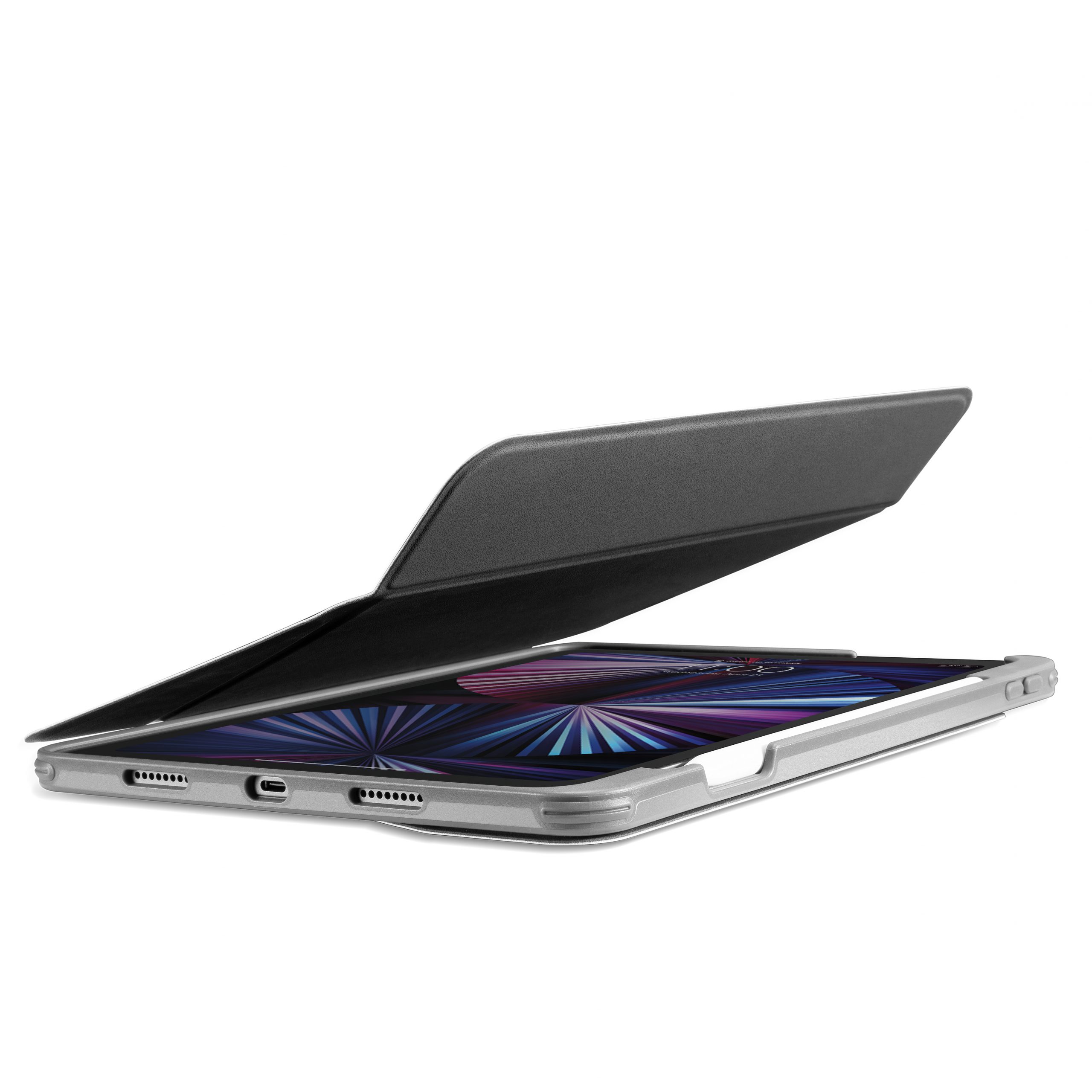 BAO DA TOMTOC FOR IPAD PRO 12.9 INCH 2021 TỪ TÍNH ĐA GÓC VERTICAL HỖ TRỢ SẠC KHÔNG DÂY APPLE PENCIL B02-008 - HÀNG CHÍNH HÃNG