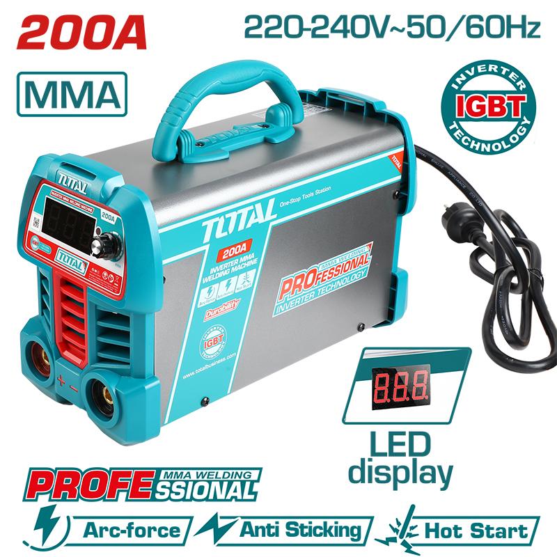MÁY HÀN MMA INVERTER 200A/79V TOTAL TW220069 - HÀNG CHÍNH HÃNG
