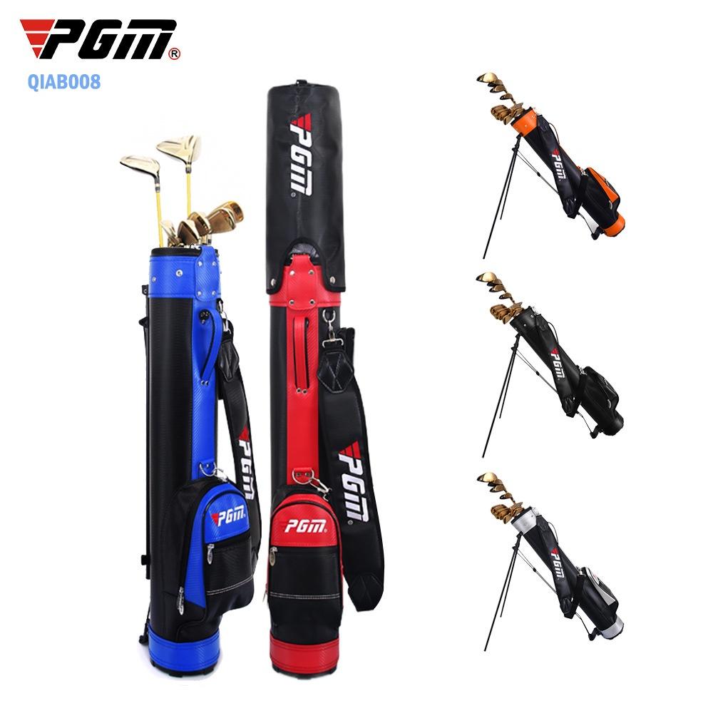 Túi đựng gậy golf QIAB008 - Chất liệu khung cứng được gia cố bằng cao su, chắc chắn và bền. Chân chống hợp kim