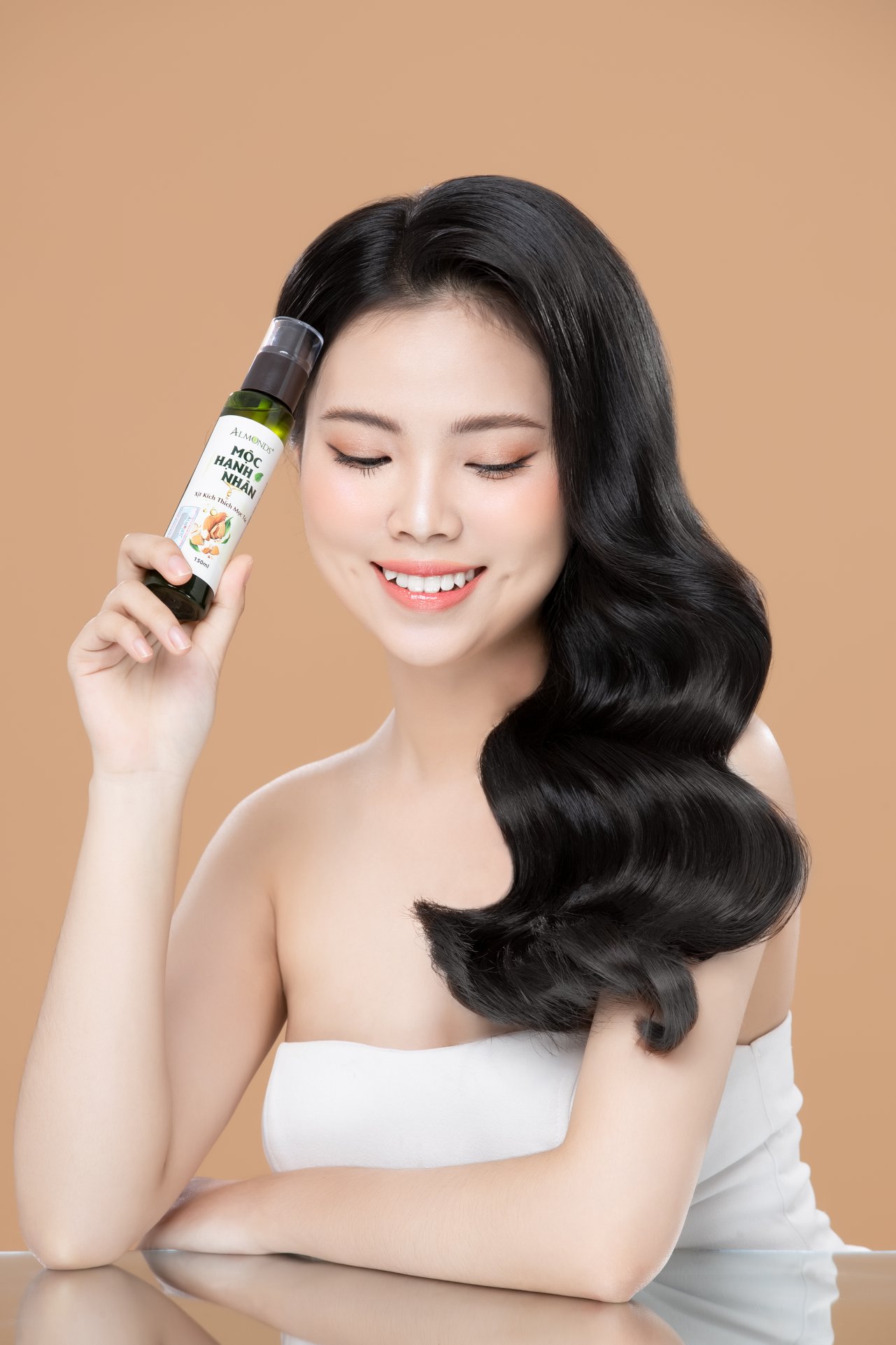 Xịt kích mọc tóc mộc hạnh nhân Almonds chiết xuất từ bưởi 120ml