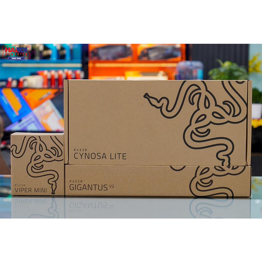 Bộ sản phẩm Razer Level Up Bundle–Cynosa Lite Viper Mini-Gigantus V2 Medium–US Layout_RZ85-02741200-B3M1- HÀNG CHÍNH HÃNG