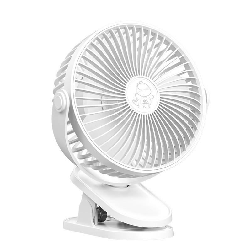 Quạt tích điện mini Chibe - Quạt kẹp xe đẩy cho bé siêu mát xoay 720 độ Hàng Chính Hãng