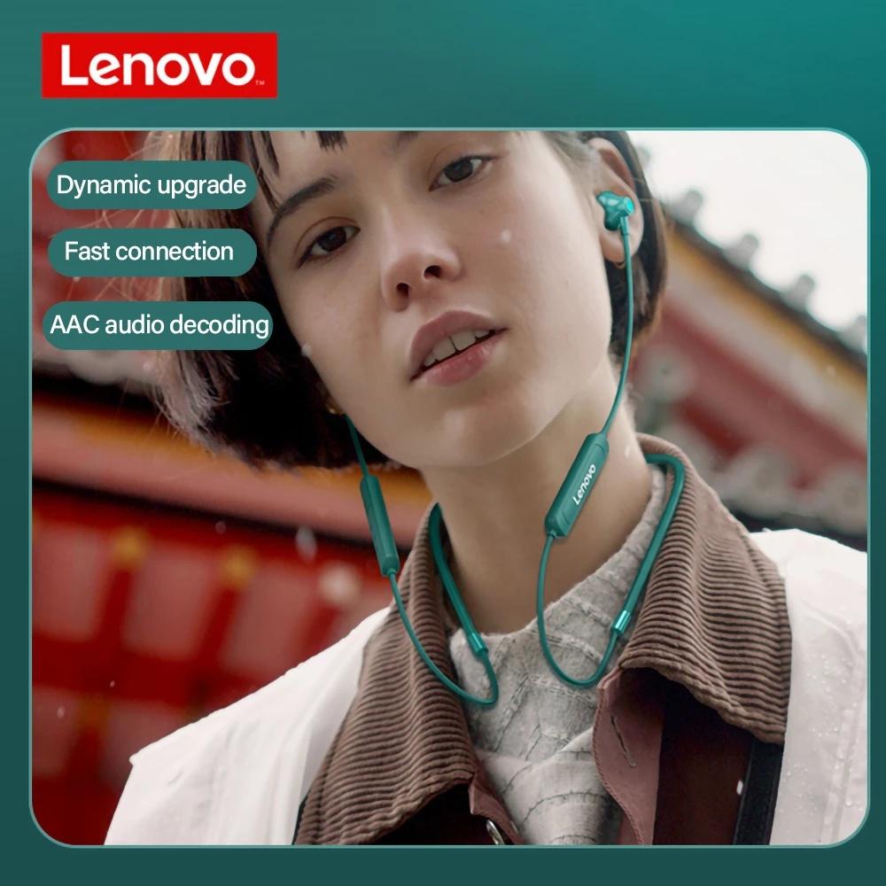 Tai Nghe Bluetooth 5.0 Không Dây Đeo Cổ Lenovo SH1 Chống Thấm Nước IPX5 Tích Hợp Mic-Hàng chính hãng