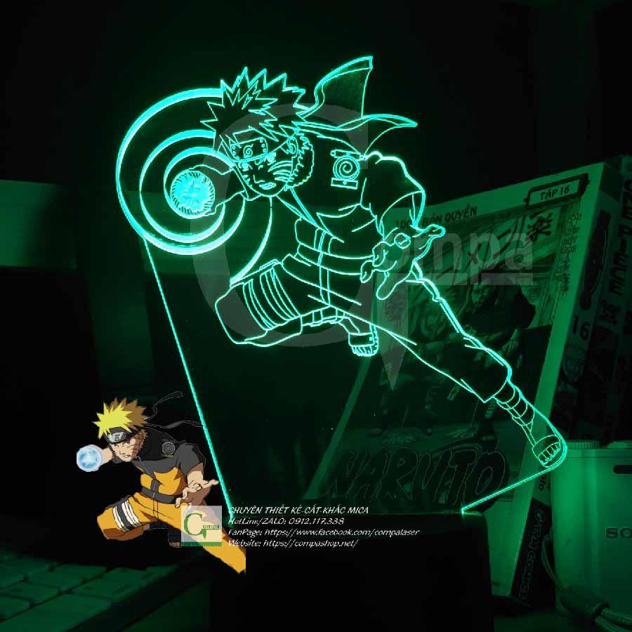 Đèn Ngủ Anime Naruto Uzumaki Naruto Type 03 ANAR0103 16 Màu tùy chỉnh, quà tặng sinh nhật