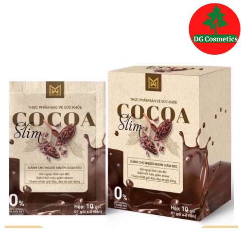 Giảm Cân Cocoa Slim Mẫu Mới - Hộp 10 gói