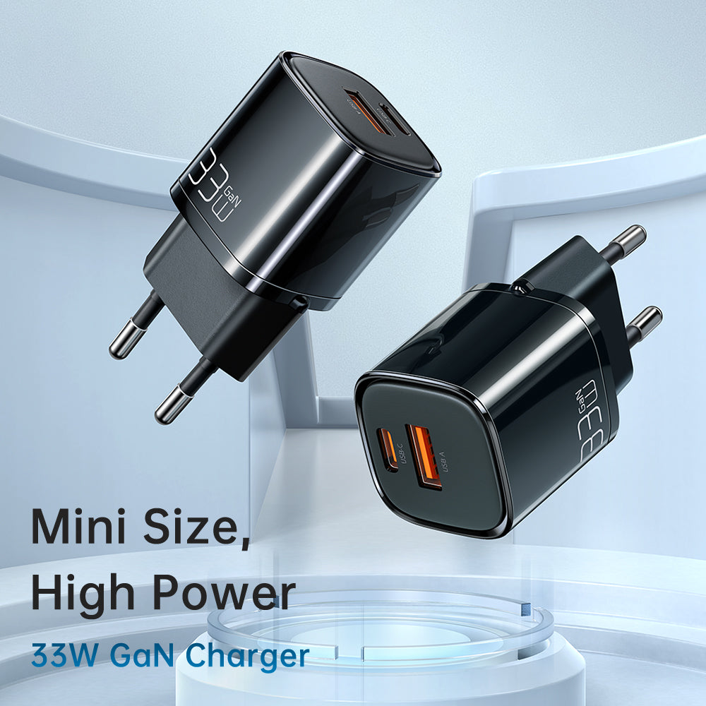 Cốc Sạc Nhanh Mcdodo Nano Series 33W PD+QC Dual Port Charger (Chân cắm tròn, Type-C + USB) (Hàng chính hãng)