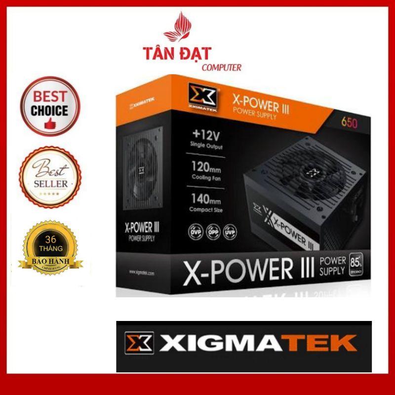 Nguồn Máy Tính Công Suất Thực XIGMATEK X-POWER III X-650 - Hàng chính hãng