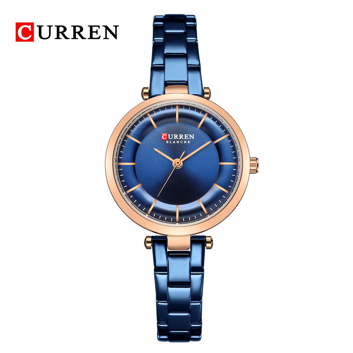 Đồng hồ nữ chống nước đa năng Fahion thạch anh Curren