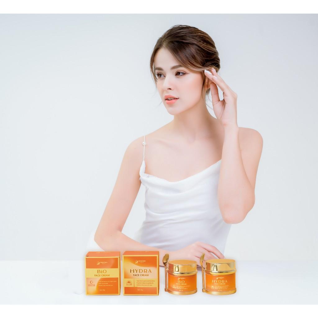 COMBO Kem Dưỡng Da Ngày Đêm HYDRA &amp; BIO FACE CREAM - Mờ Đóm Nâu, Nám, Tàn Nhang, Da Trắng Bật Tông