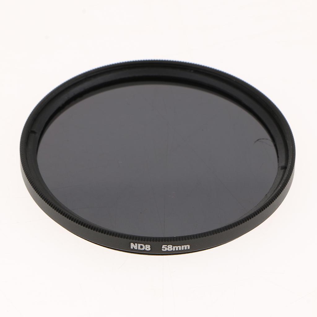 3-Piece Multi-Coated Glass Filter Kit  for 58mm DSLR Lens