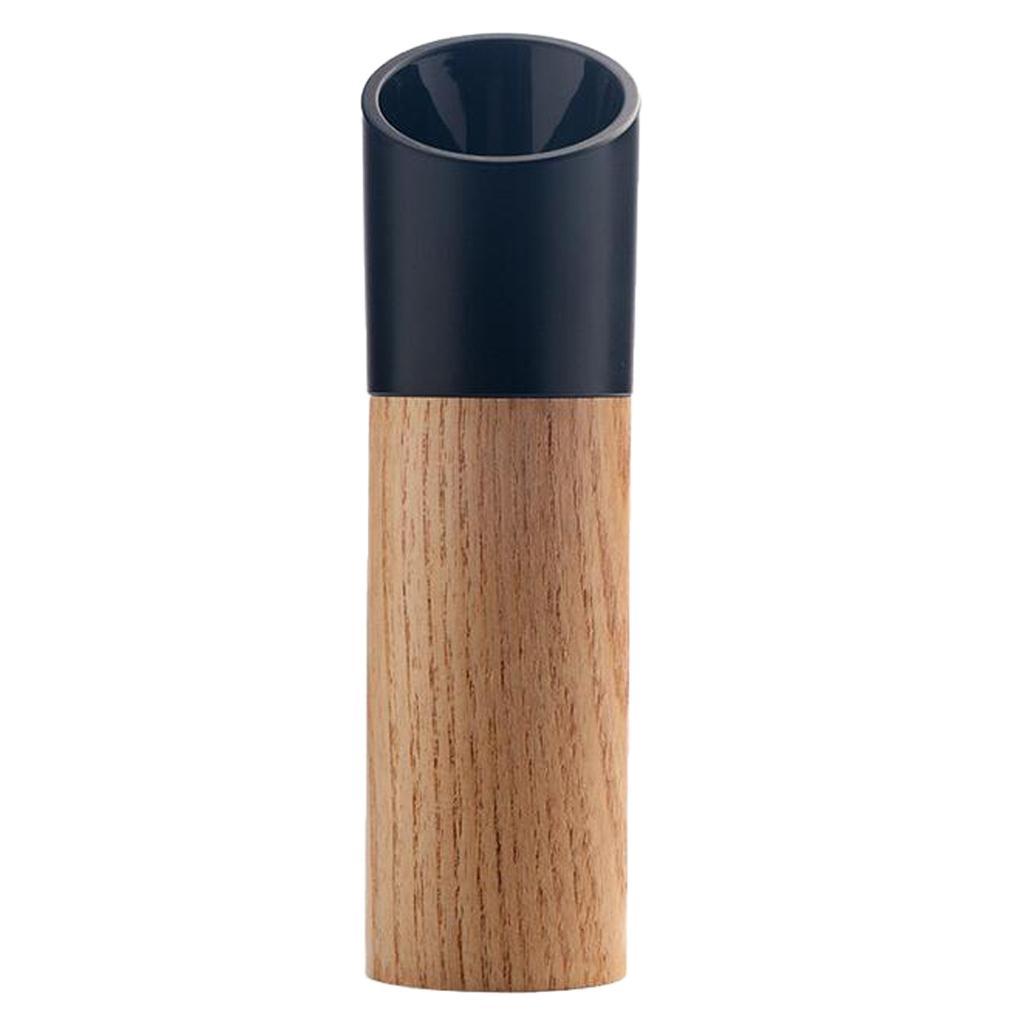 Salt Pepper Grinder Adjustable Ceramic Rotor Wood Shakers Mill Spices black