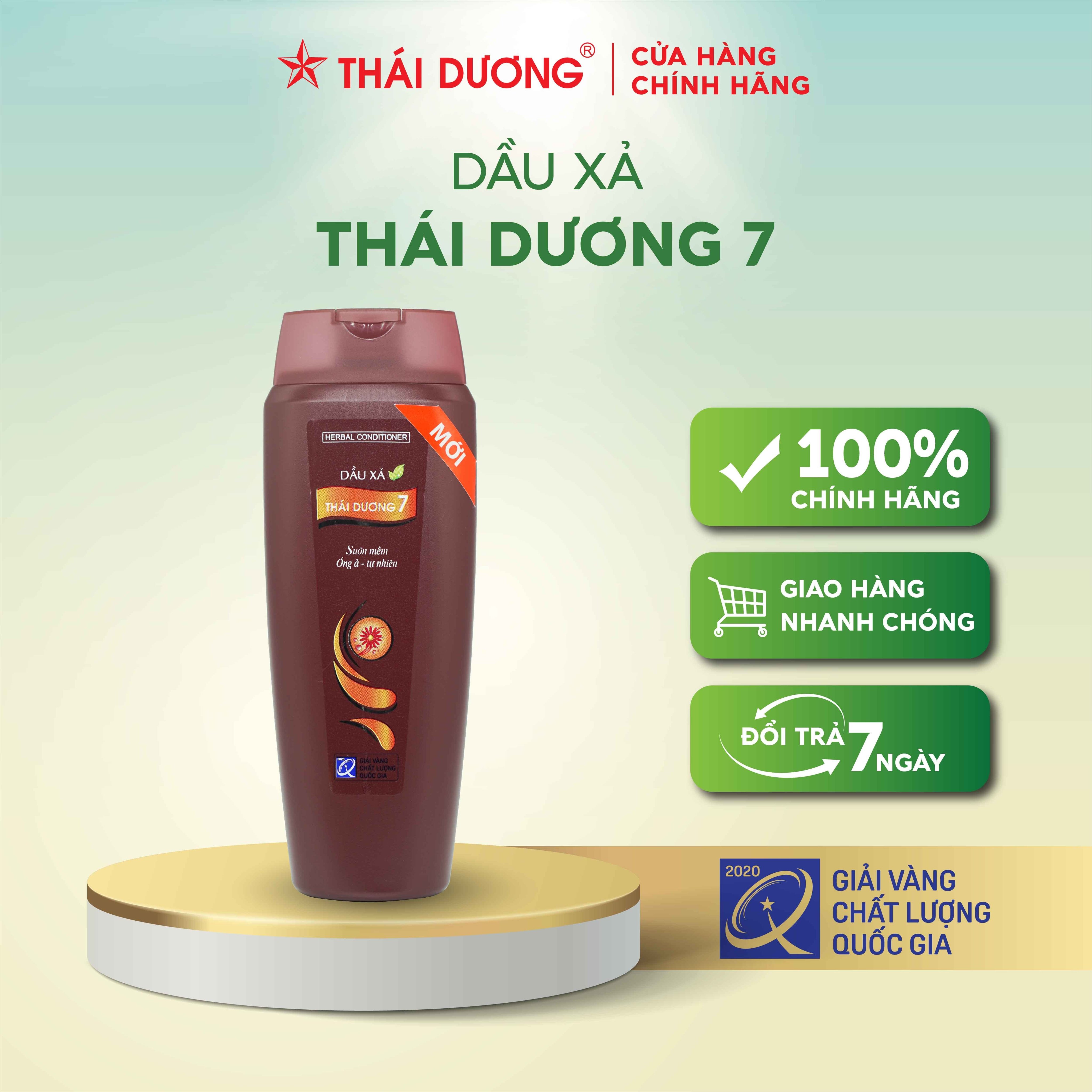 Dầu xả dược liệu Thái Dương 7 - Sao Thái Dương 200ml / 600ml/ 1100ml