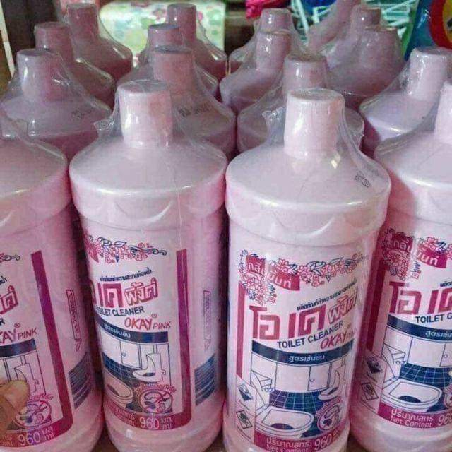 - Tẩy vệ sinh, bồn cầu đậm đặc Okay 960ml