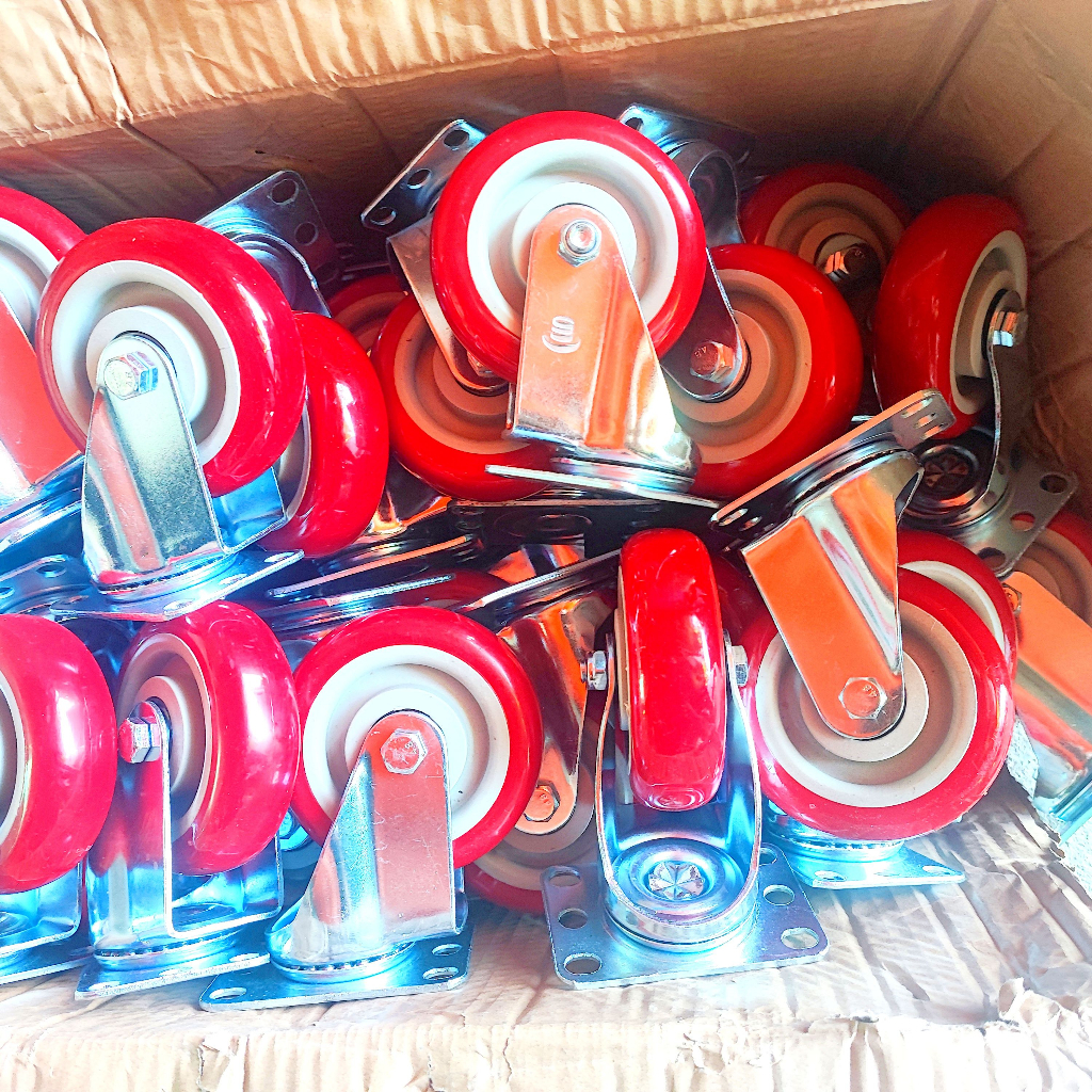 Xả kho lấy tương tác .. bánh xe đẩy hàng , bánh xe chịu lực nhựa cho tủ âm thanh sự kiện phi 10 có bi trục xoay có khóa giá 1 bánh