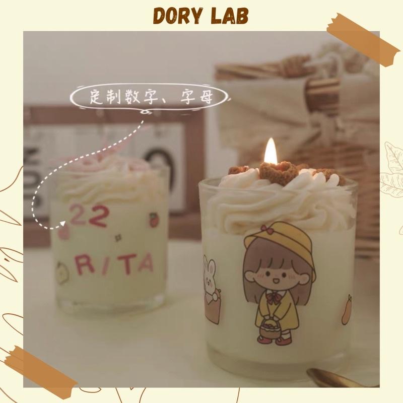 Nến Thơm Ly Phủ Kem Nhiều Mùi Hương Giúp Thư Giãn - Dory Lab