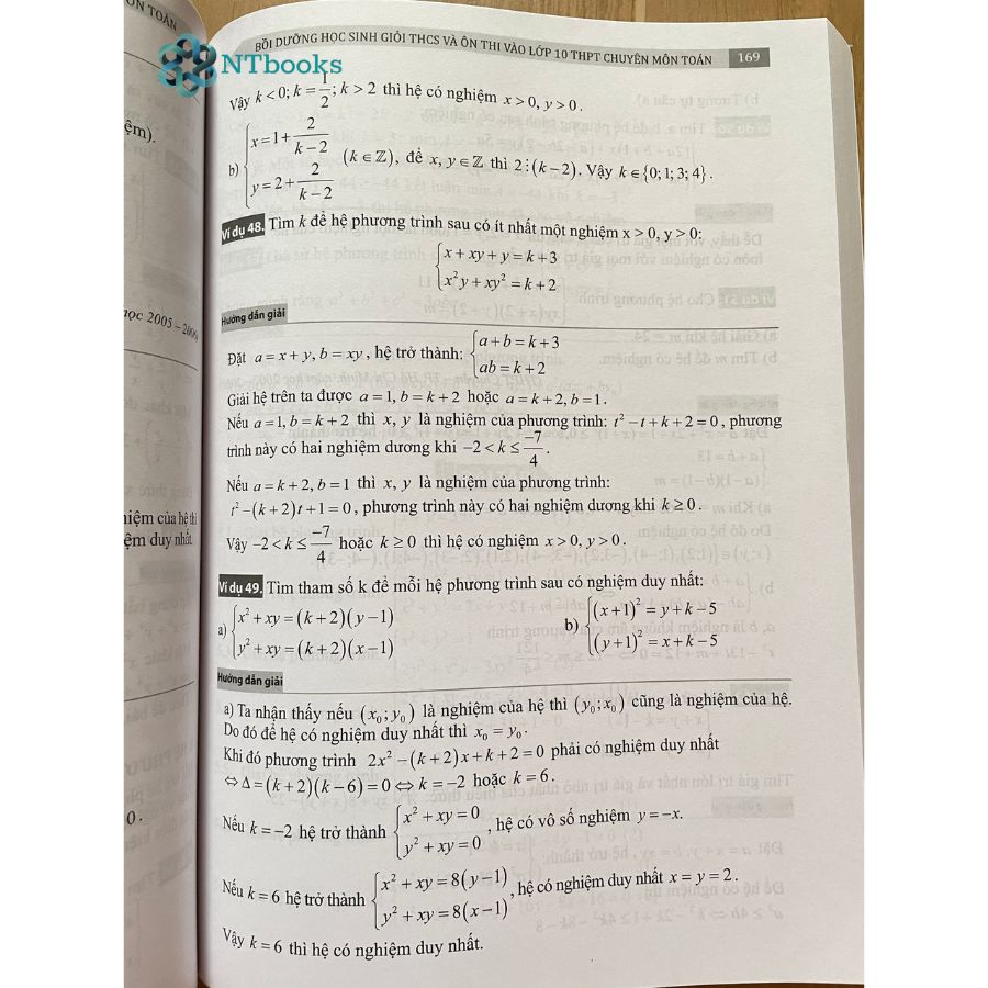 Sách Bồi Dưỡng Học Sinh Giỏi THCS Và Ôn Thi Vào Lớp 10 THPT Chuyên Môn Toán