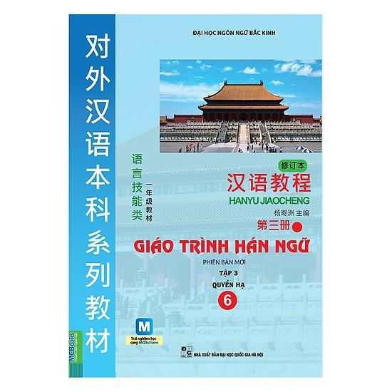 Sách - Combo Trọn Bộ 6 Cuốn Giáo Trình Hán Ngữ Tặng Tập Viết Chữ Hán Theo Giáo Trình