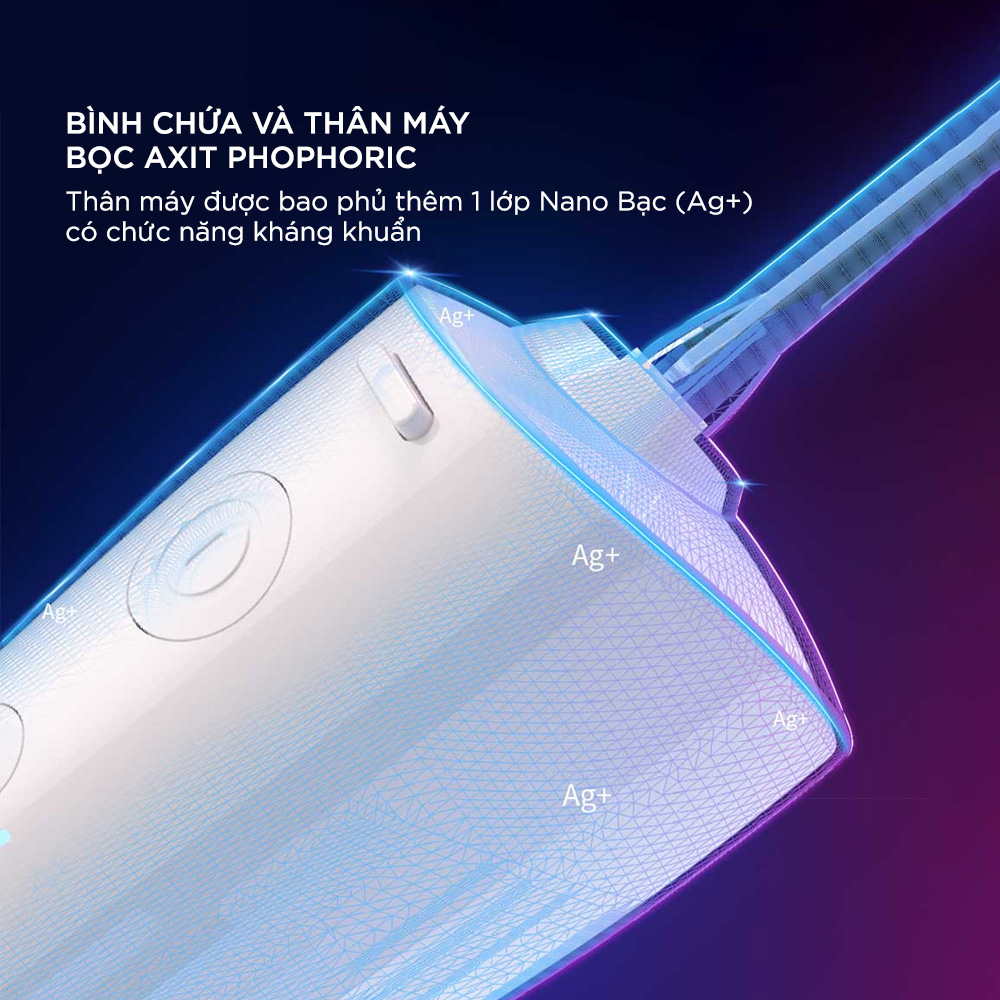 Máy Tăm Nước Xiaomi Enpuly ML8 pin 30 ngày, bình chứa nước lớn 250ml Hàng chính hãng