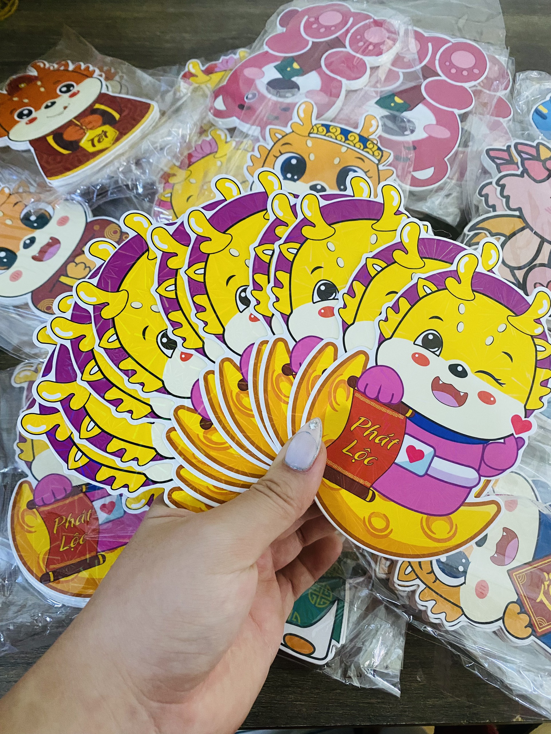 Phong bì lì xì Tết 2024 - Loại Chibi - mẫu ngẫu nhiên