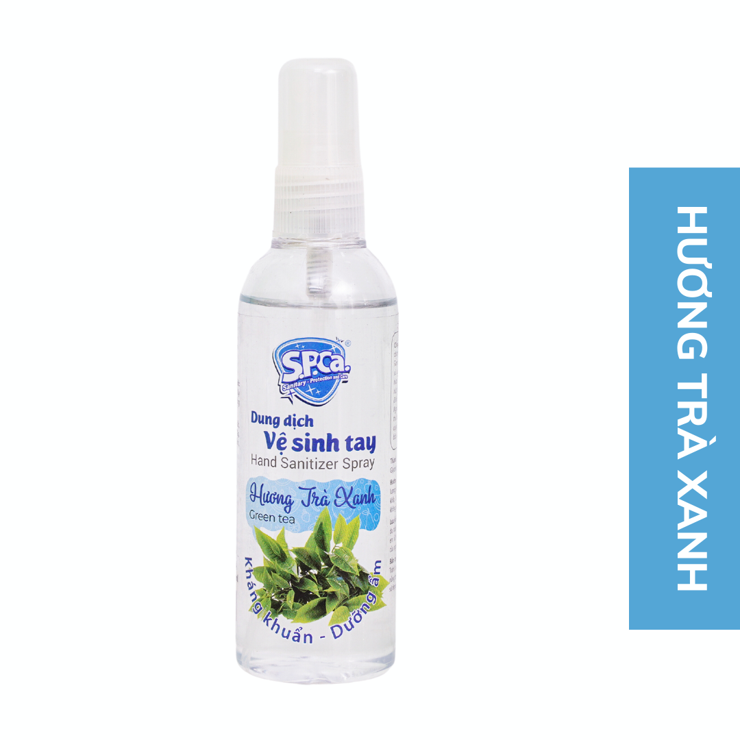 Dung dịch vệ sinh tay S.P.Ca. 100ml Hương Trà Xanh