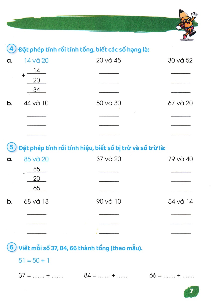 Bí Quyết Học Giỏi Toán - Rèn Kỹ Năng Tính Nhanh (Cho Trẻ 5 - 7 Tuổi) - ABB