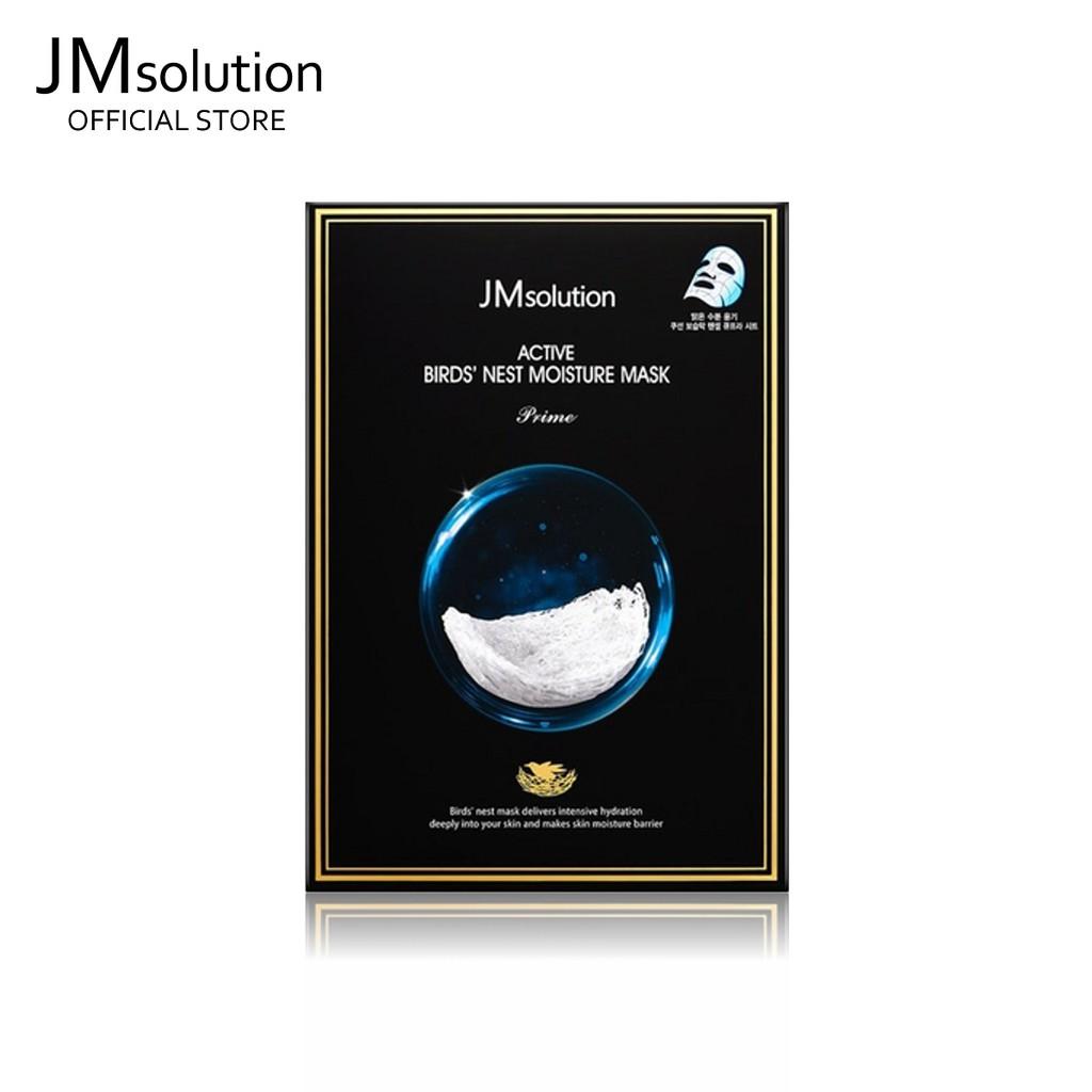 Combo 10 Mặt Nạ Tổ Yến Chống Lão Hóa Da JMSolution Active Birds Nest Moisture Mask 30ml x10