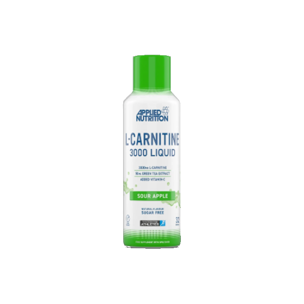 APPLIED NUTRITION L CARNITINE LIQUID 3000 Dạng Siro Giúp Phân Giai Mỡ Thừa Nhanh 480ML