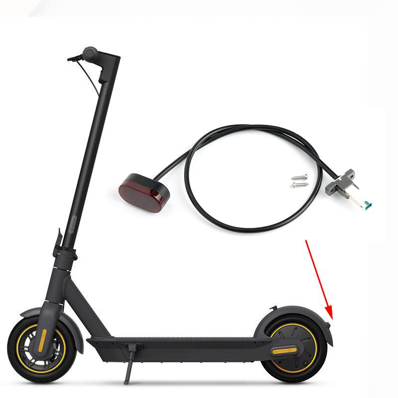 Phía Sau Fender Đuôi Cho Xe Ninebot Max G30 G30L Xe Điện Chống Nước Tín Hiệu Biển Phanh Phụ Kiện Color: Line cover