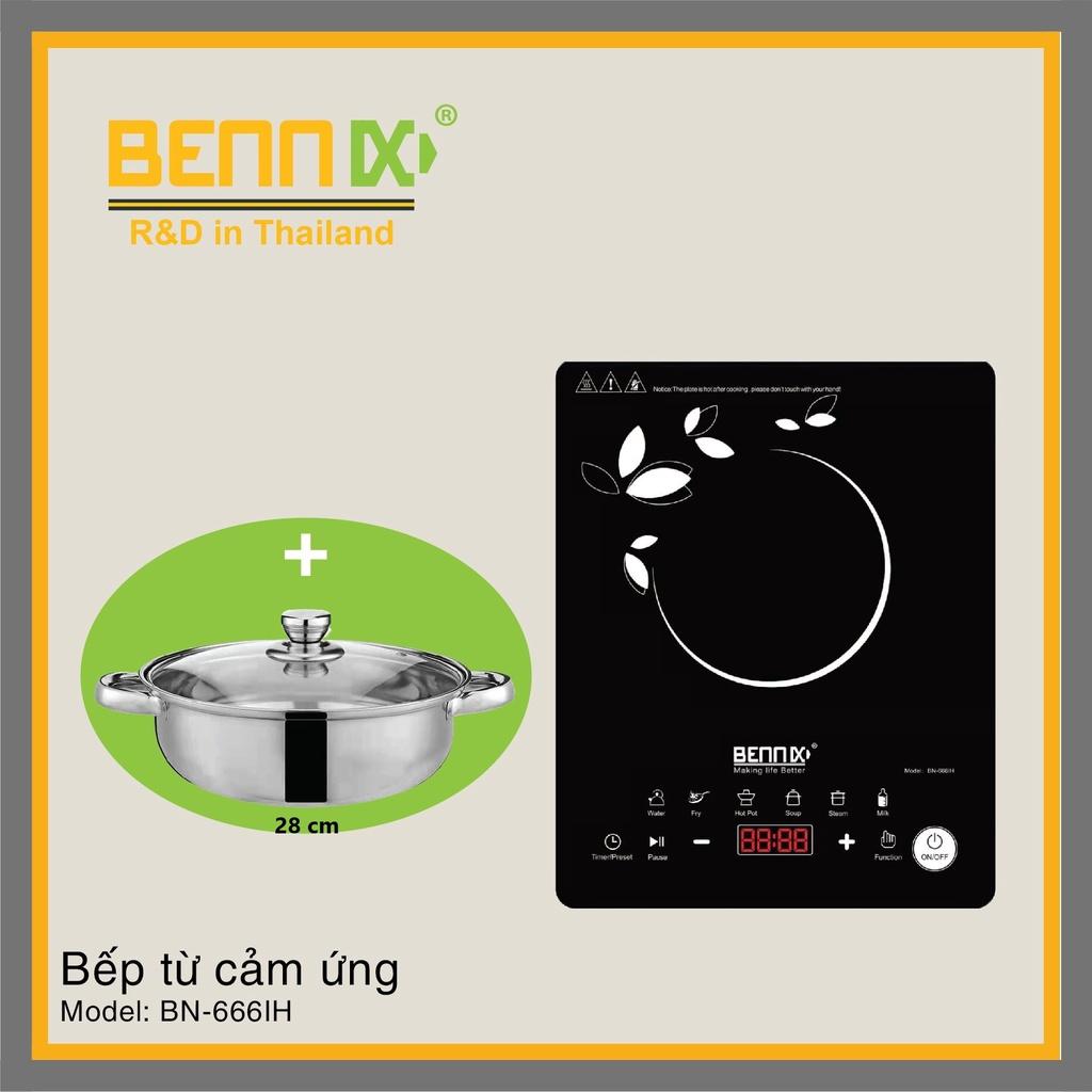 Bếp từ đơn Bennix công suất 2000W: BN-666ih Hàng chính hãng