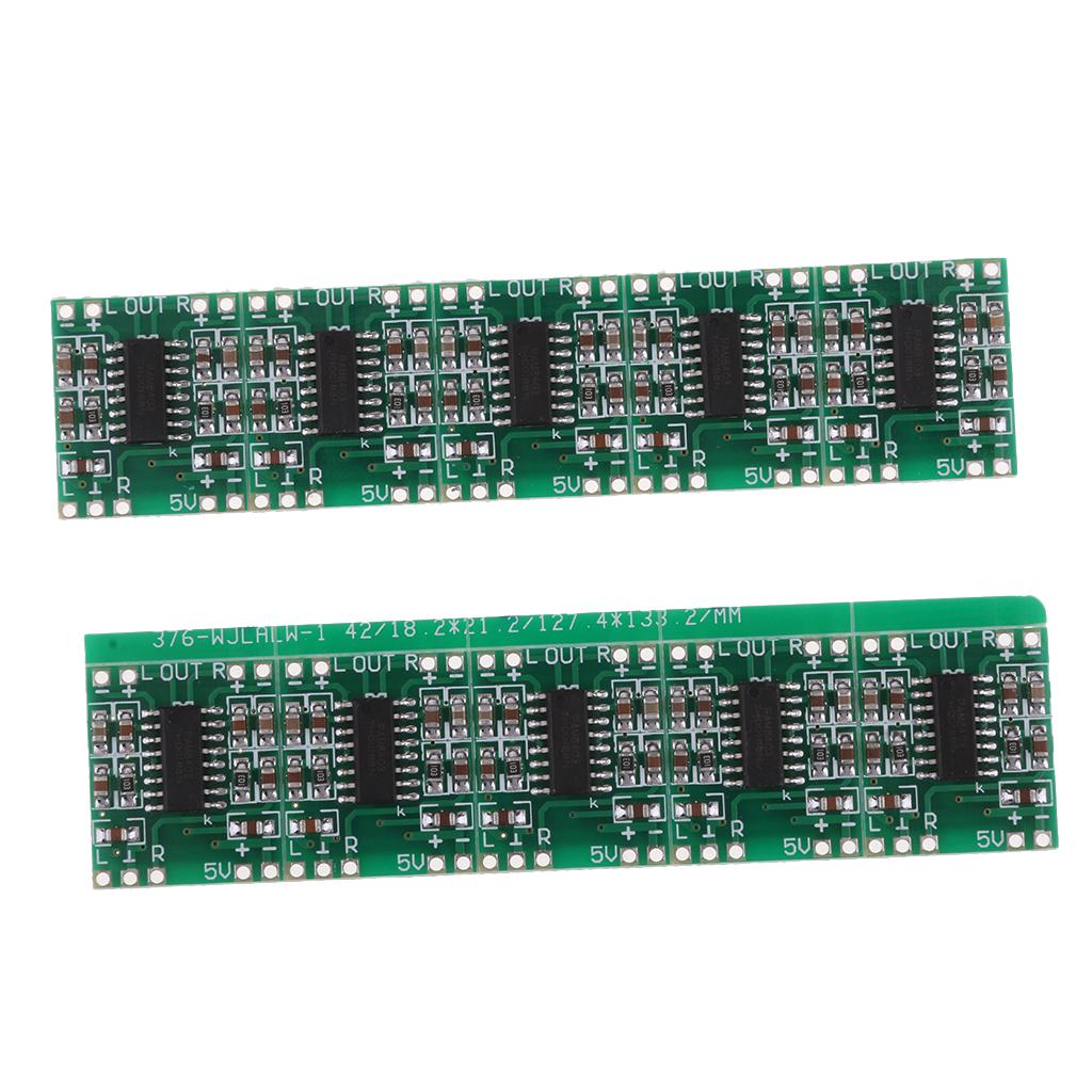 10 Bảng Mạch Khuếch đại DC Kỹ Thuật Số DC Class D 2x3W Mô-đun USB PAM8403