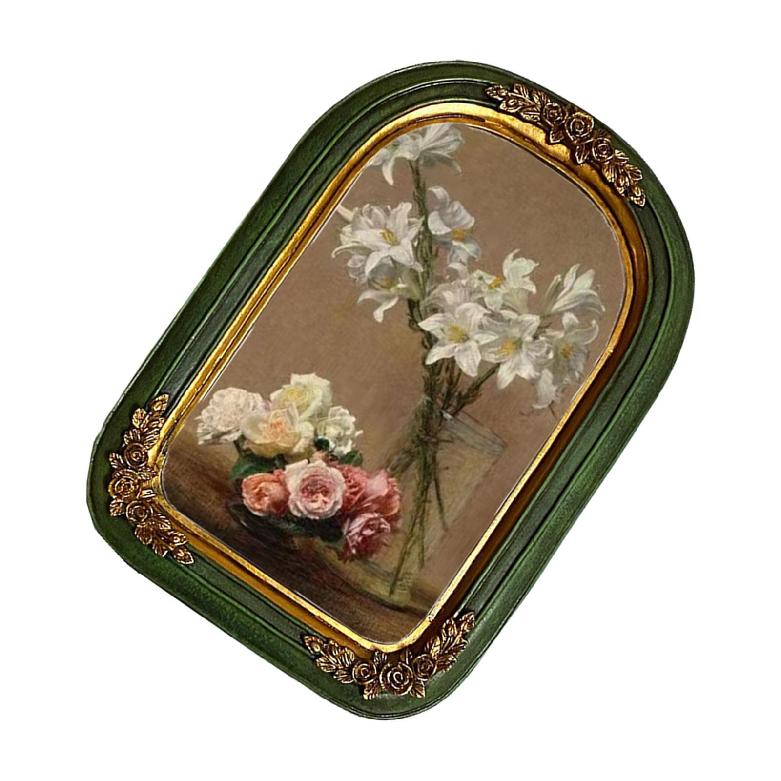 Retro Resin Photo Display Frame Tabletop Wall Hanging for Family Portrait