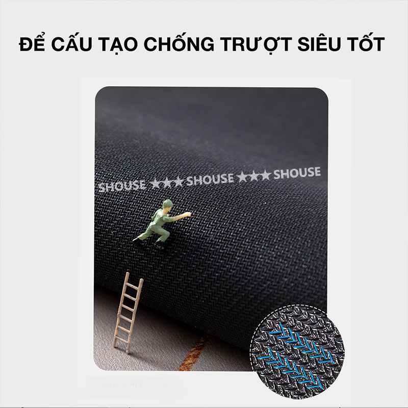 Thảm Lau Chân Chùi Chân Silicon trải sàn nhà bếp siêu thấm hút nước chống trơn trượt cao cấp đế cao su chất siêu dày