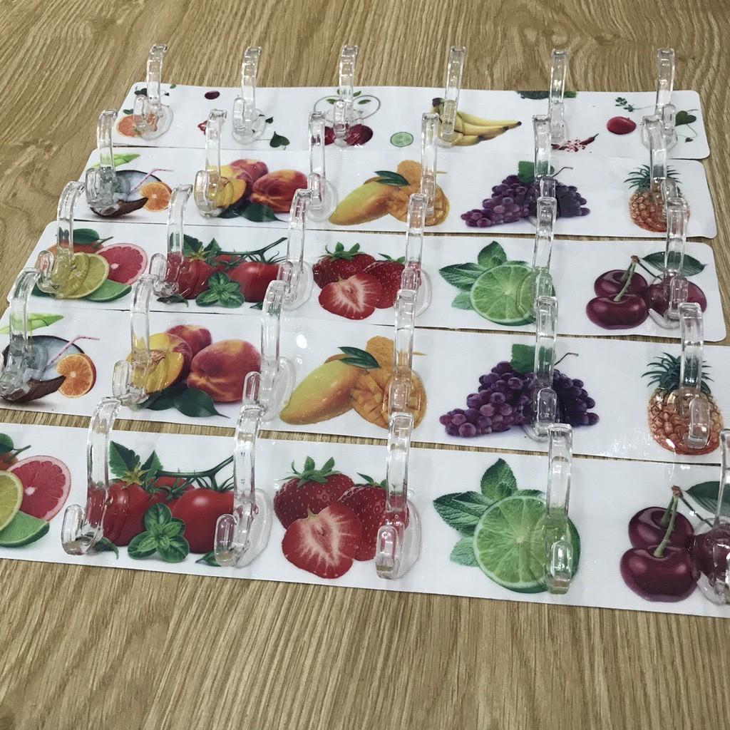 Thanh Treo Đồ Dán Tường 6 Móc 3D Siêu Dính