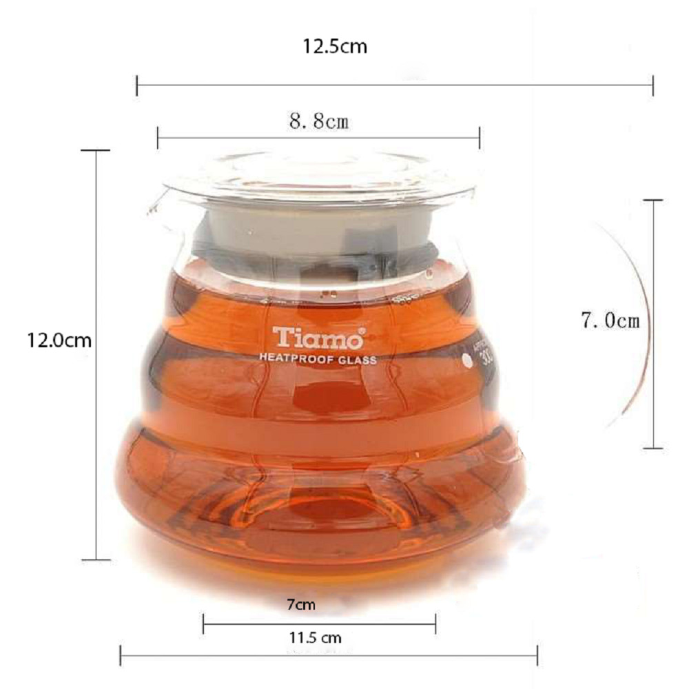 Bình đựng cà phê TIAMO V60 600ml