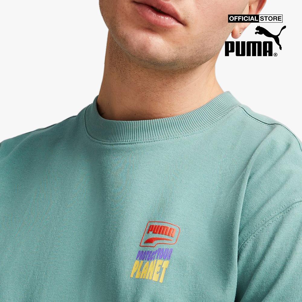 PUMA - Áo thun nam cổ tròn tay ngắn Downtown539181