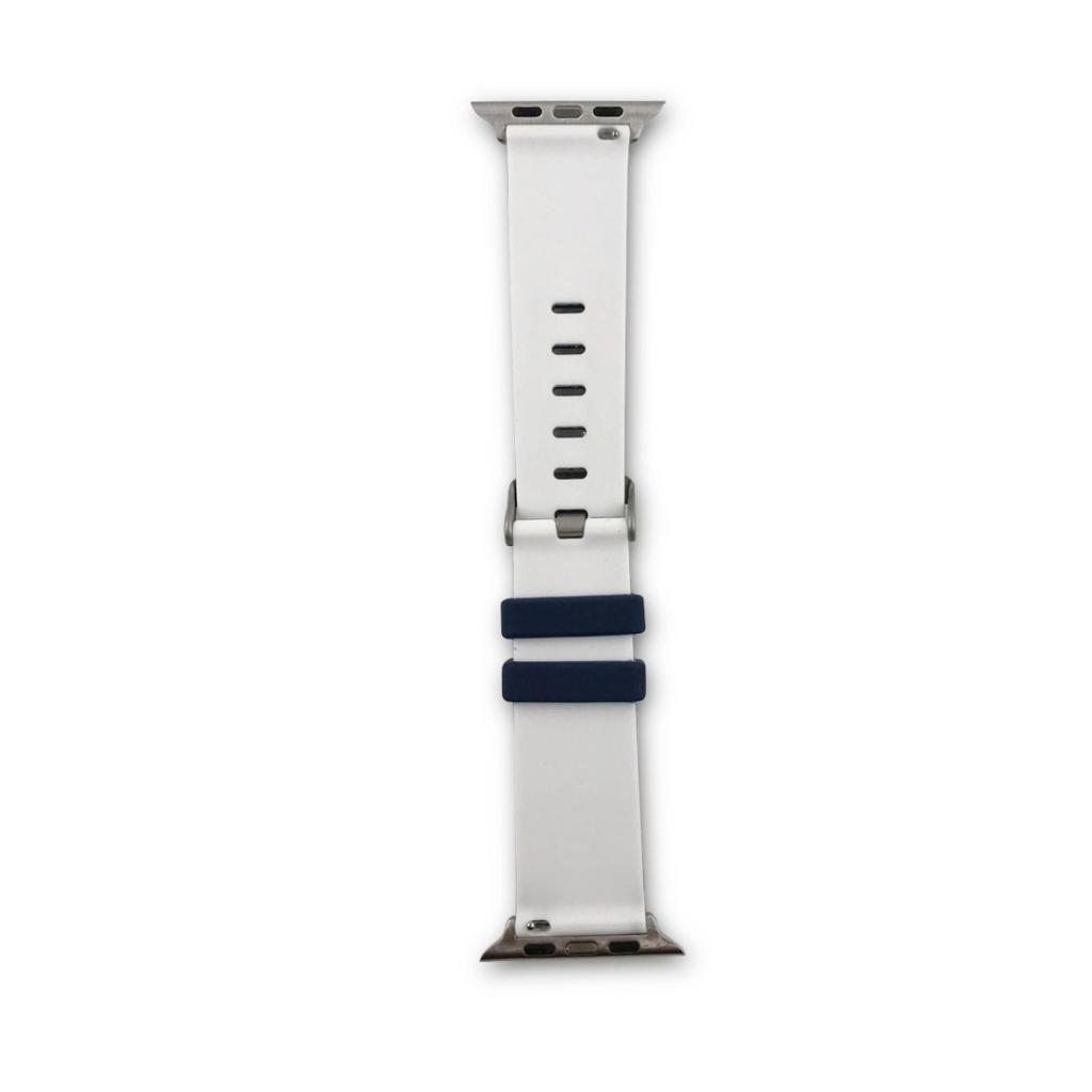 Wristband, Silicone Rubber Double Color Strap with Metal Buckle for /2 38mm/42mm