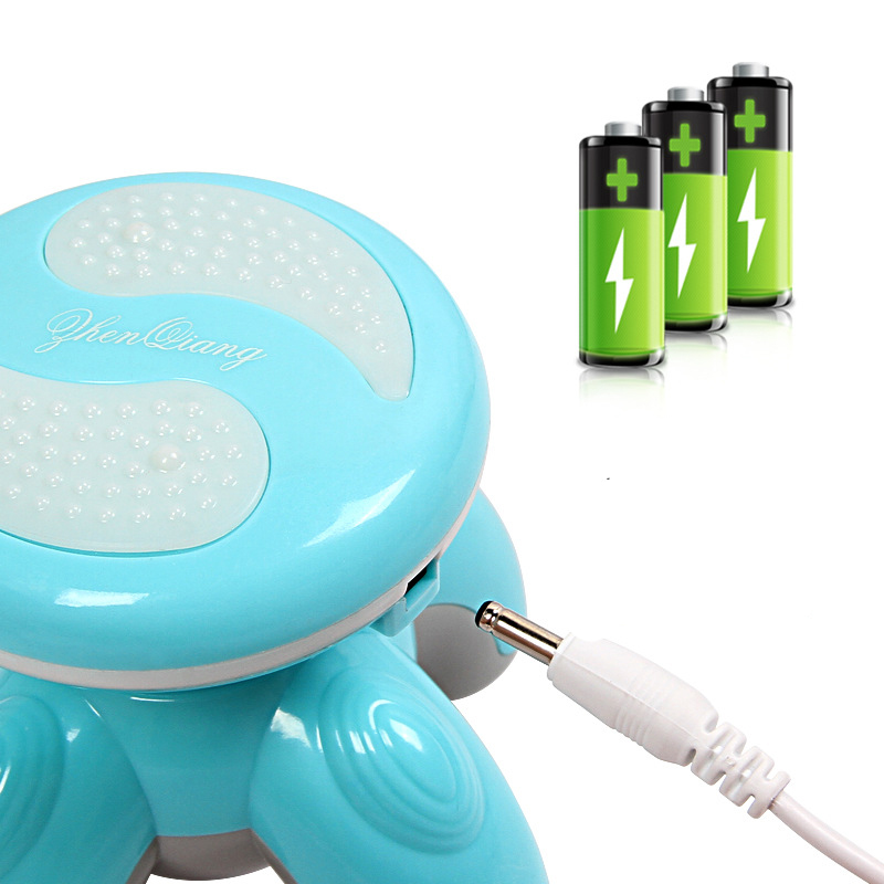 Máy Massage Mini Cầm Tay XF68 – Máy Massage Cầm Tay 3 Đầu – Máy Massage Mini Chân Tròn (Màu Ngẫu Nhiên)