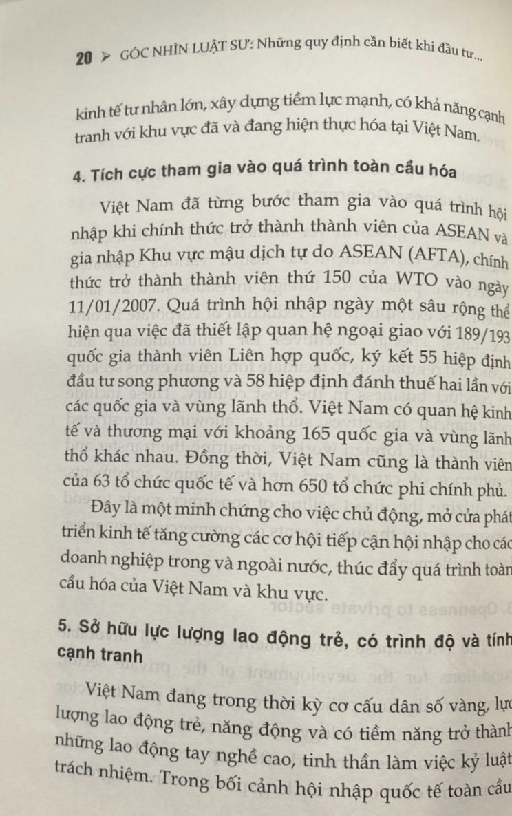 Góc nhìn luật sư Những quy định cần biết khi đầu tư vào Việt Nam