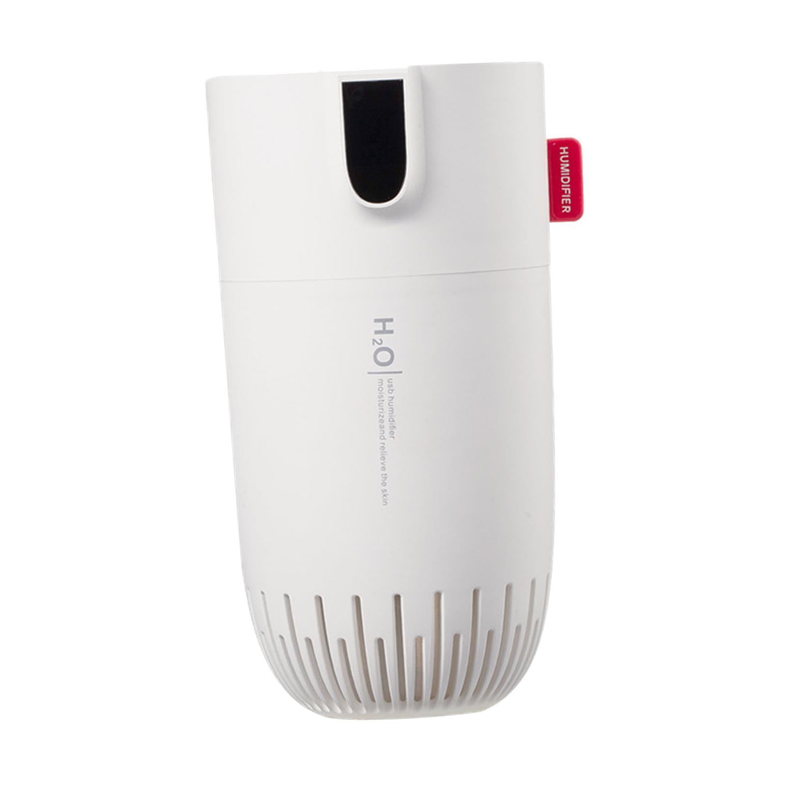 450ml Air Humidifier Mini with Atmosphere Light Desktop Quiet for Car Home