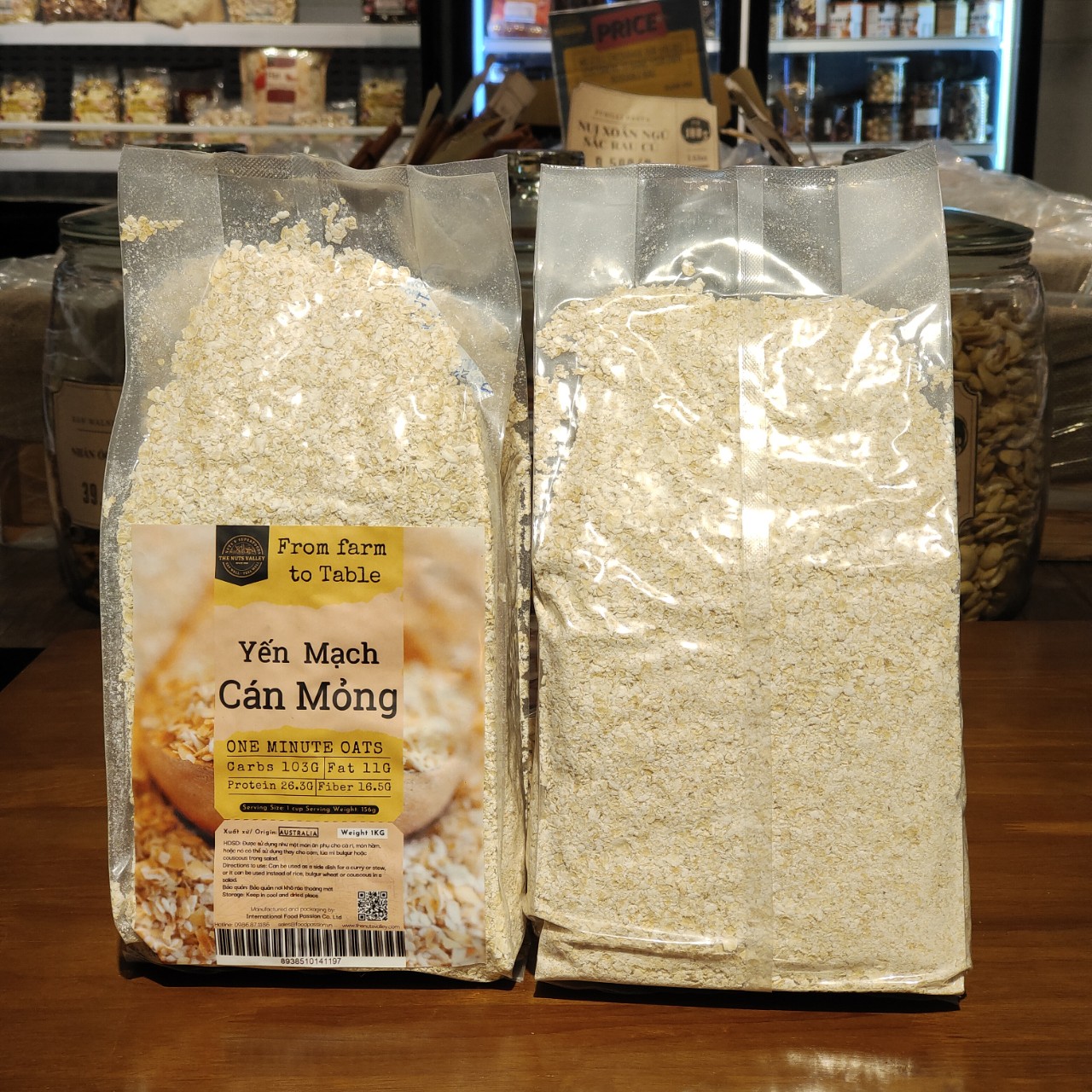 Yến Mạch cán dẹp và bột yến mạch  - Oats The Nuts Valley