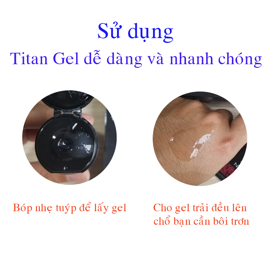 Gel bôi trơn Titan Gel 50ml