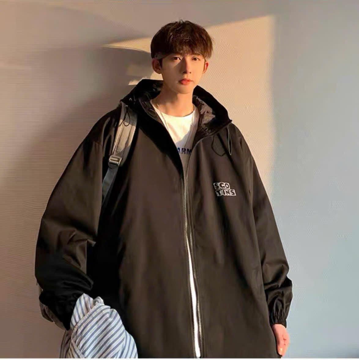 [HOT TREND] Áo Khoác Dù Bigsize Nam Nữ Có Dây Rút Kéo Ở Áo Có 2 Lớp Thiêu SCOTINS Phong Cách Trẻ Trung Mặc Mát Mẻ Mùa Hè HTM FASHION - White
