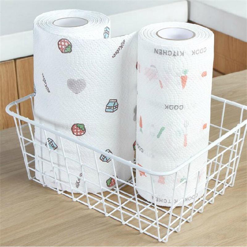 Giấy lau đa năng có thể tái sử dụng dài 20cm- họa tiết ngẫu nhiên